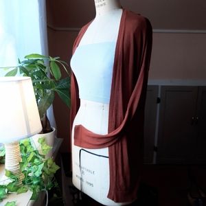 ✨ H&M Burnt Orange Cardigan Sz XS ✨
